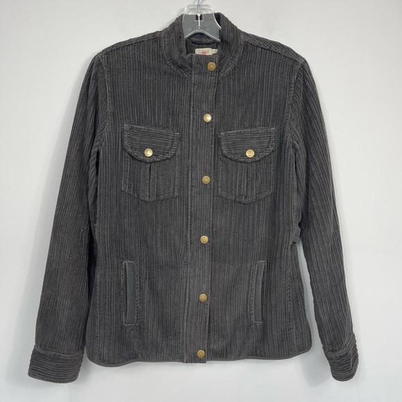 Faherty Acadia Utility Corduroy Jacket Women’s Size XS Cotton Plaid Lined - Picture 10 of 16